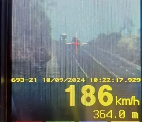 Imagem de compartilhamento para o artigo Carro é flagrado a 186 km/h na BR-158 durante fiscalização da PRF em Paranaíba da MS Todo dia