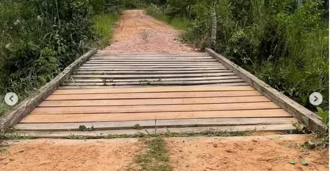 Imagem de compartilhamento para o artigo Prefeitura de Alcinópolis realiza reforma da ponte sobre o Córrego Areia da MS Todo dia