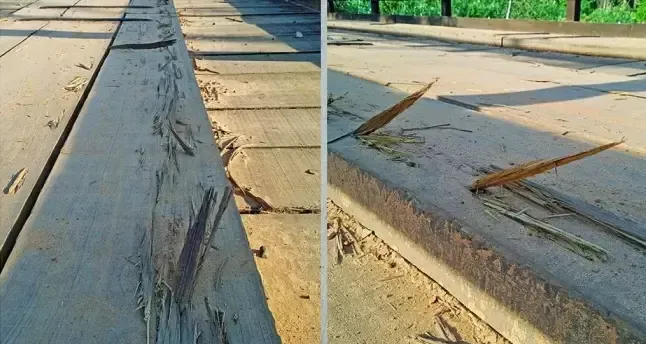 Imagem de compartilhamento para o artigo Prefeito de Alcinópolis verifica ponte que foi danificada após tráfego de tratorista da MS Todo dia