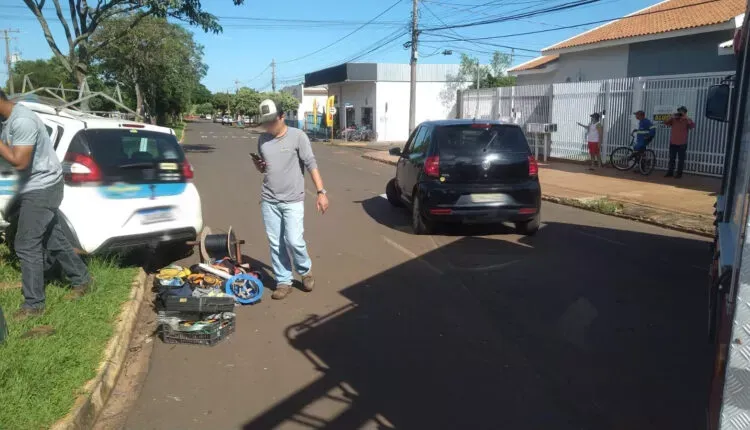 Imagem de compartilhamento para o artigo Duas pessoas ficam feridas em colisão de veículos em Chapadão do Sul da MS Todo dia