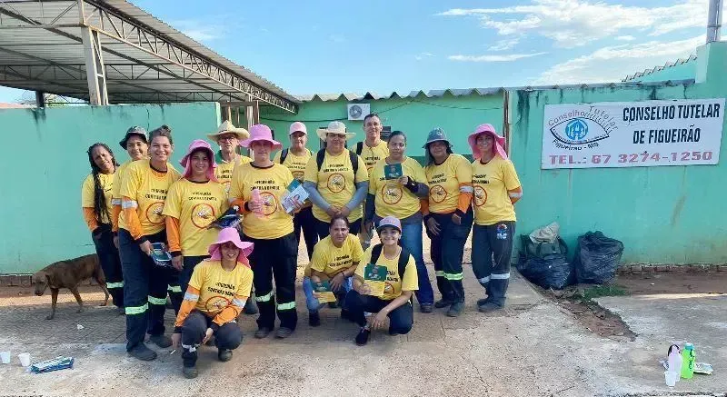 Imagem de compartilhamento para o artigo Prefeitura de Figueirão realizou mutirão contra a dengue da MS Todo dia