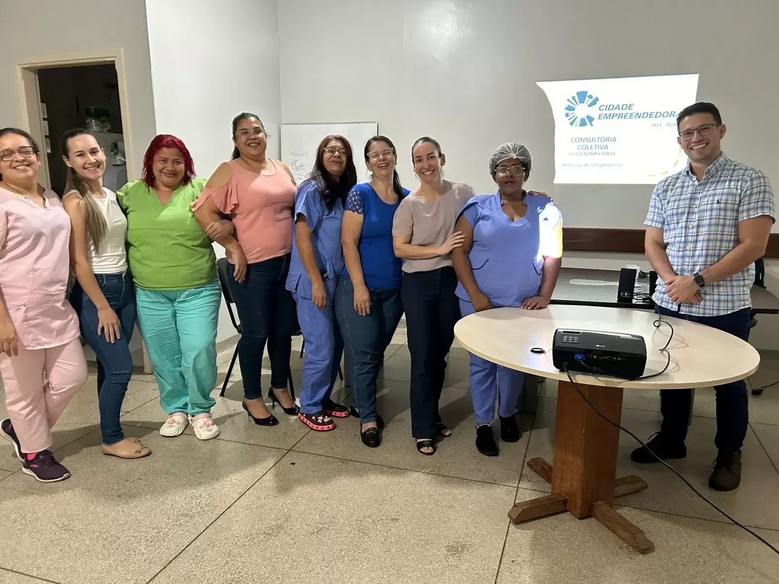Imagem de compartilhamento para o artigo Equipe do Hospital Municipal de Chapadão recebe capacitação sobre redução de perdas da MS Todo dia