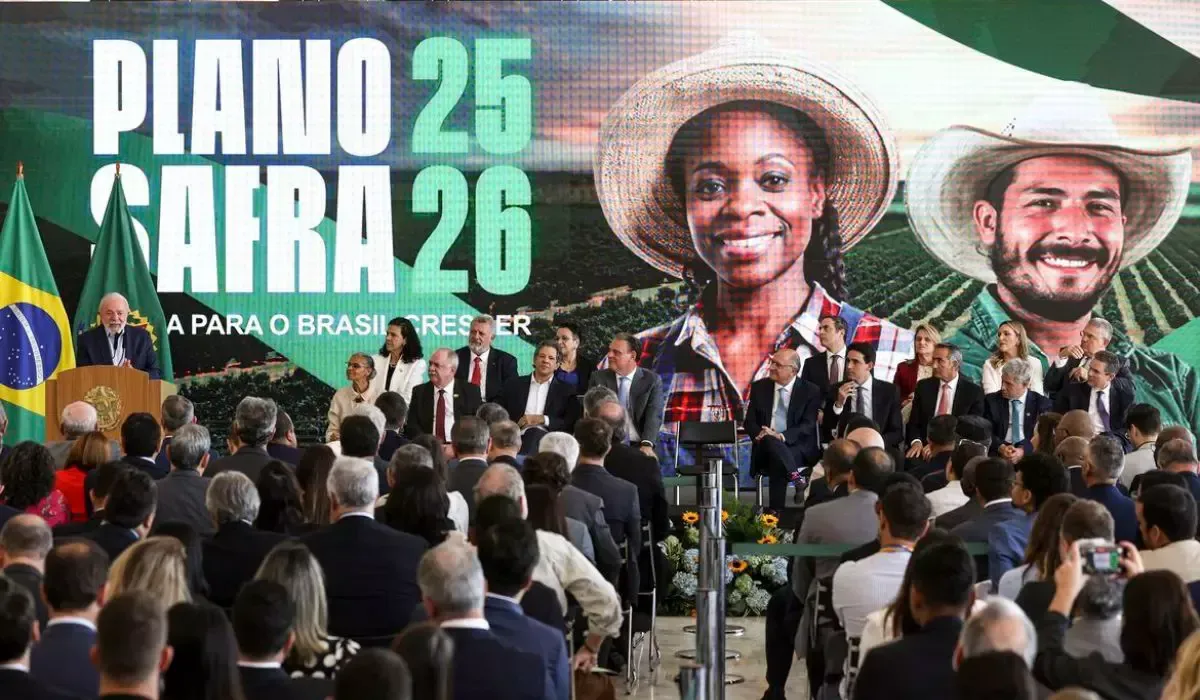 Imagem de compartilhamento para o artigo Lula lança Plano Safra 2025/2026 com R$ 516,2 bilhões para grandes produtores e cooperativas da MS Todo dia