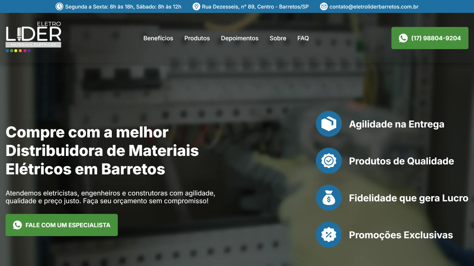 Ilustração Eletro Líder