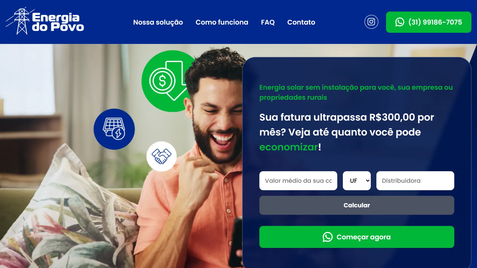 Ilustração Energia do Povo