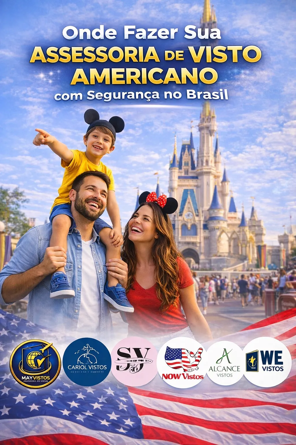 Imagem ilustrativa para o artigo Onde Fazer Sua Assessoria de Visto Americano com Segurança no Brasil da Maria Brasileira