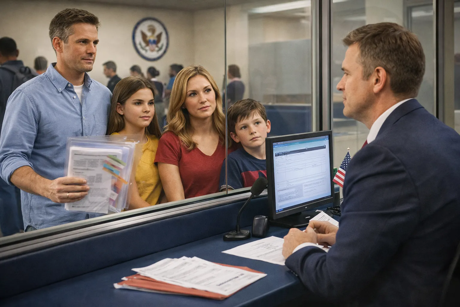 Imagem ilustrativa para o artigo Visto Americano Familiar: Como Solicitar, Documentos e Dicas para Aprovação