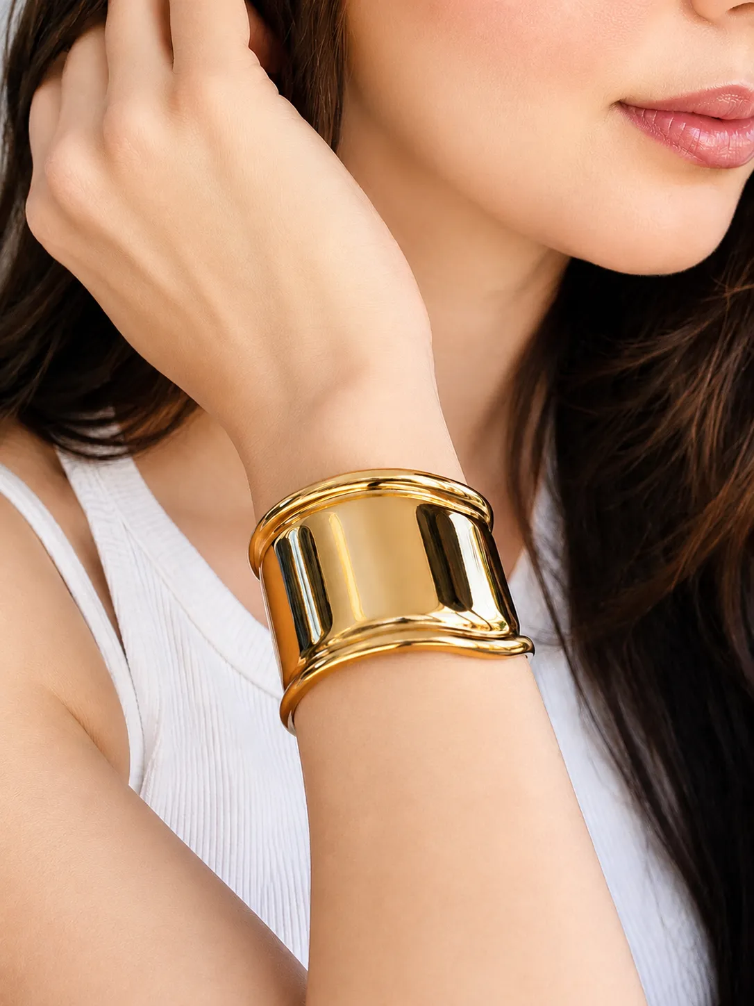 Imagem de Bracelete Onda Dourado