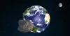 Imagem da notícia Asteroide do tamanho de um prédio de quatro andares passa bem perto do planeta Terra
