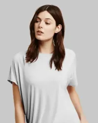 Imagem de Camiseta feminina 100% algodão para estampas branca em diversos tamanhos