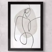Imagem de Quadro Decorativo Minimalista Abstrato