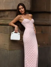 Imagem de VESTIDO ROSA LORENA - CLOUDE