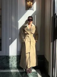 Imagem de SOBRETUDO TRENCH COAT CAMEL CELIA - CLOUDE