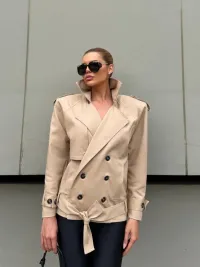 Imagem de CASACO BEGE VANILLA MILENA - CLOUDE