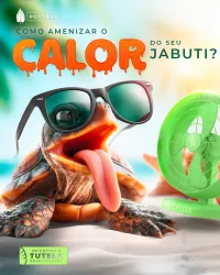 Imagem principal do artigo 5 Maneiras Simples de Refrescar seu Jabuti nos Momentos de Calor!