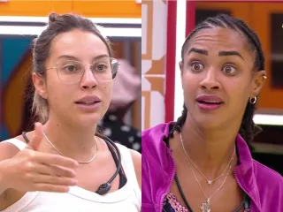 Imagem principal do artigo BBB 25: Renata e Aline trocam farpas por conta de estalecas nas compras da Xepa