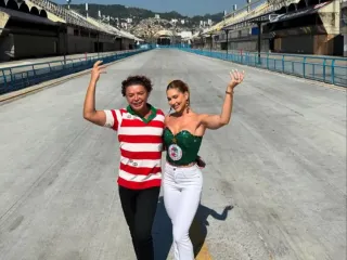Imagem da notícia David Brazil defende Virginia por faltar evento da Grande Rio e ironiza: “Um compromisso seríssimo”