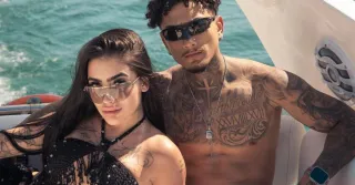 Imagem da notícia Dynho Alves expõe conversa com MC Mirella após suposto beijo em ex-affair no Rancho do Maia