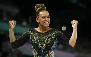 Imagem da notícia Rebeca Andrade admite que Paris foi seu último individual geral olímpico