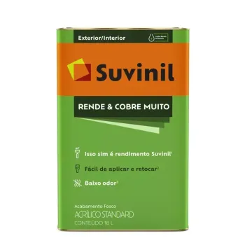 Imagem do produto TINTA ACRILICA SUVINIL RENDE E COBRE MUITO BRANCA 18 LTS
