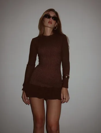Imagem de Vestido Tricot Marrom Monique - Cloude