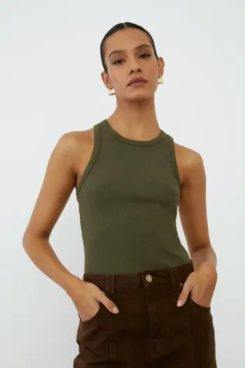 Imagem de Regata Verde Militar Fernanda