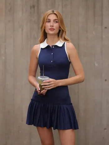 Imagem de Vestido Marinho Fabíola - Cloude