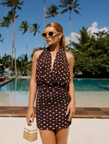 Imagem do produto Vestido Curto Poá Ivete - Cloude