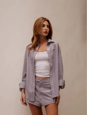 Imagem de CONJUNTO LISTRADO CLEO - CLOUDE