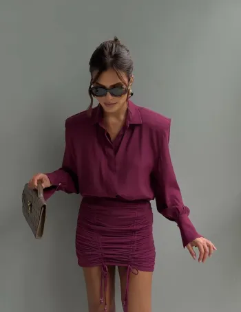 Imagem de CONJUNTO VINHO BORDO VALENTINA - CLOUDE