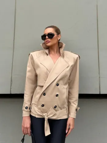 Imagem do produto CASACO BEGE VANILLA MILENA - CLOUDE