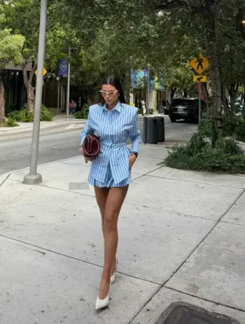 Imagem de CONJUNTO GRAZI LISTRADO - CLOUDE