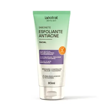 Imagem do produto Sabonete Esfoliante Facial Labotrat 80ml - Antiacne - Esfoliante Físico Químico para Rosto