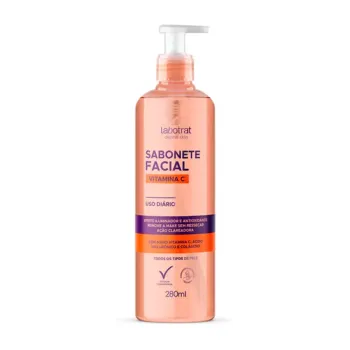 Imagem de Sabonete Facial - Vitamina C - Gel de Limpeza Facial/Rosto - Sabonete Líquido Facial Labotrat 280ml