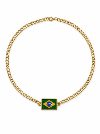 Imagem de Colar Brasil Dourado