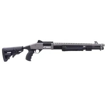 Imagem do produto ESPINGARDA CBC MILITARY 3.0 RT 12/19 COM ACESSORIOS - CERAKOTE TUNGSTEN