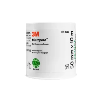 Imagem do produto [n] FITA MICROPORE  50 X 10 BRANCO 3M.
