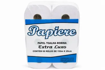 Imagem do produto PAPEL TOALHA BOBINA EXTRA LUXO FD C/6X150MT