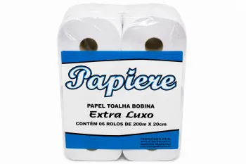 Imagem do produto PAPEL TOALHA BOBINA EXTRA LUXO FD C/6X200MT