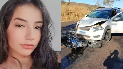 Imagem da notícia Adolescente de Cassilândia morre em acidente entre moto e carro em Goiás