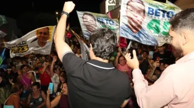 Imagem da notícia Beto Pereira arrasta multidão nas Moreninhas e promete transformações por Campo Grande