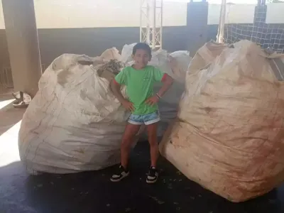 Imagem da notícia Anny arrecada 1,7 tonelada de papelão e conquista chance de conhecer Ana Castela em Paranaíba
