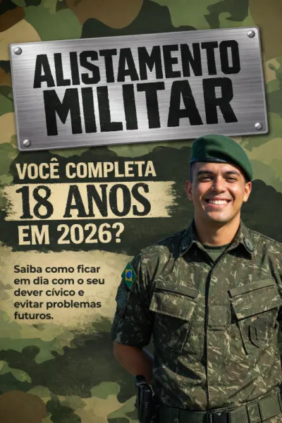 Imagem da notícia Prazo vai até 30 de junho: jovens de Costa Rica devem se alistar para evitar restrições na vida civil