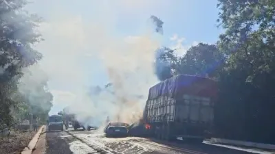 Imagem da notícia Acidentes na BR-262 e BR-163 lideram registros em rodovias federais de MS em 2025