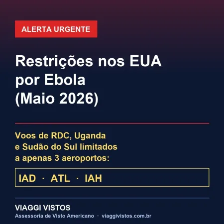 Imagem principal do artigo Restrições nos EUA por Ebola: Voos da África Limitados a 3 Aeroportos (Maio 2026)