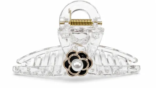 Imagem de Piranha de Cabelo Camélia Transparente