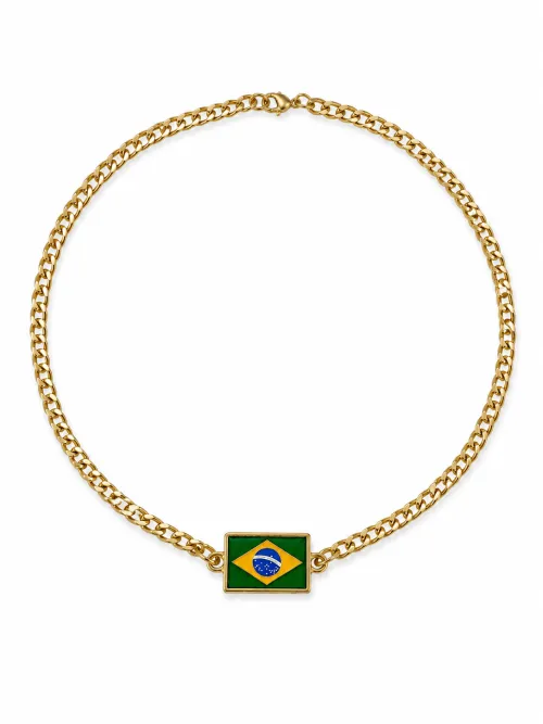 Imagem de Colar Brasil Dourado