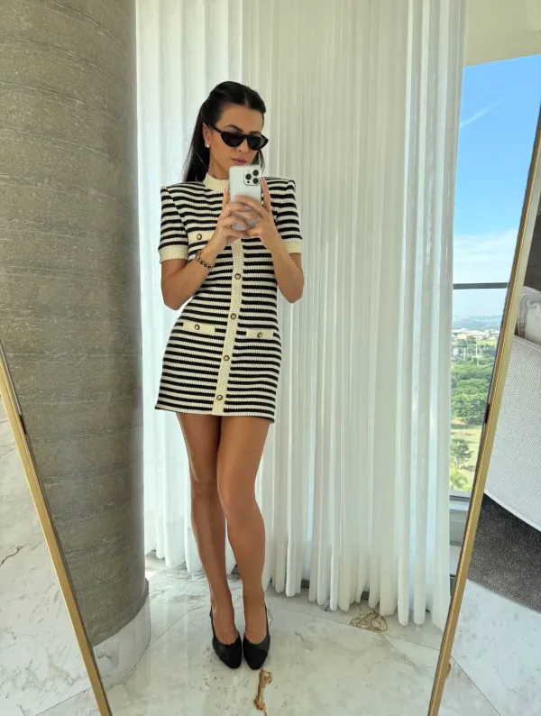 Imagem de Vestido Listrado Célia - Cloude