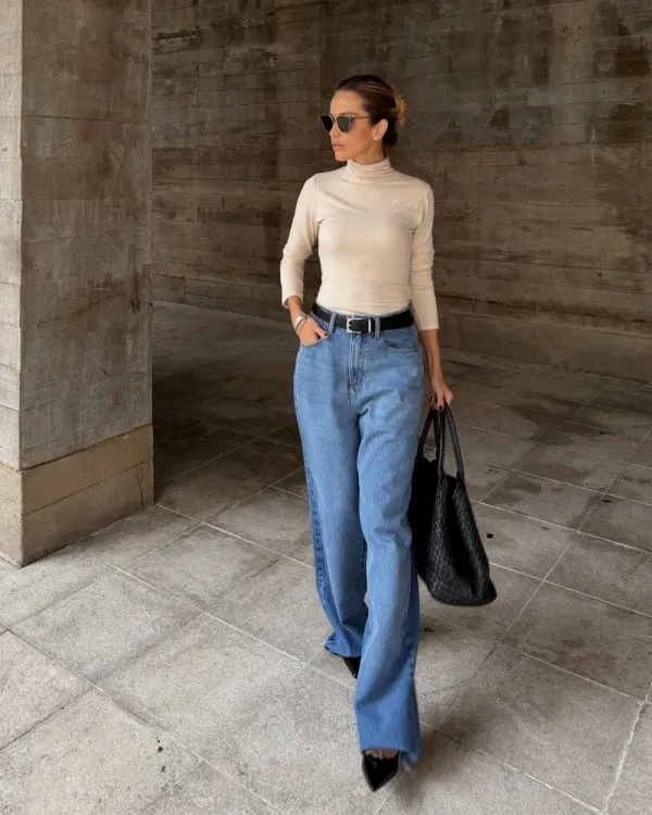 Imagem de Calça Jeans Wide Leg Essentials