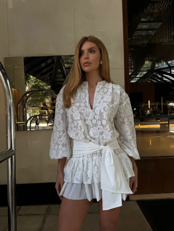 Imagem de Vestido Off White Cássia - Cloude